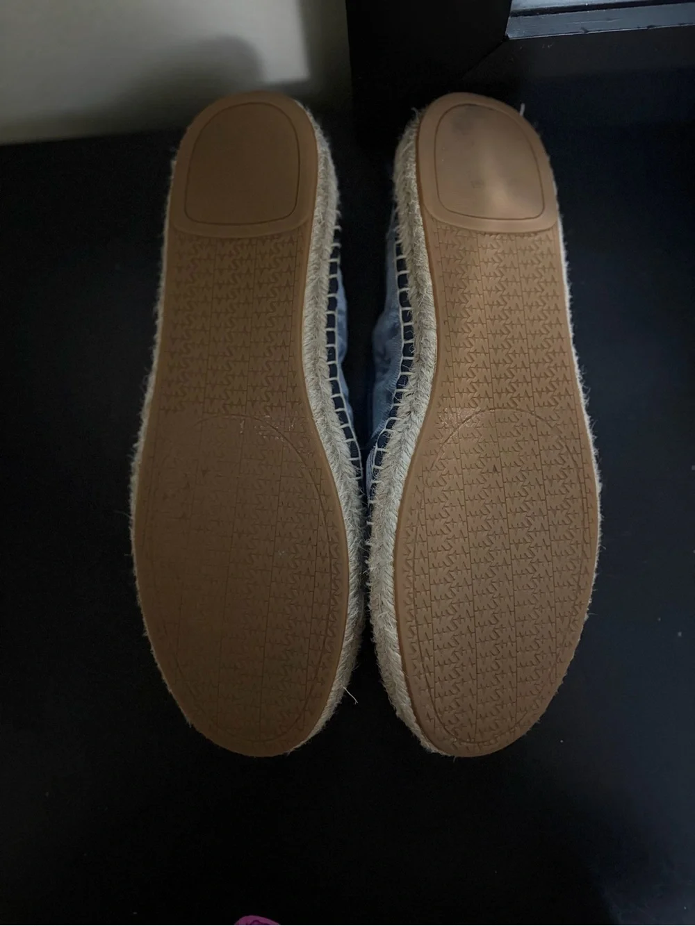Michael Kors Denim Hastings Logo Jacquard Espadrille